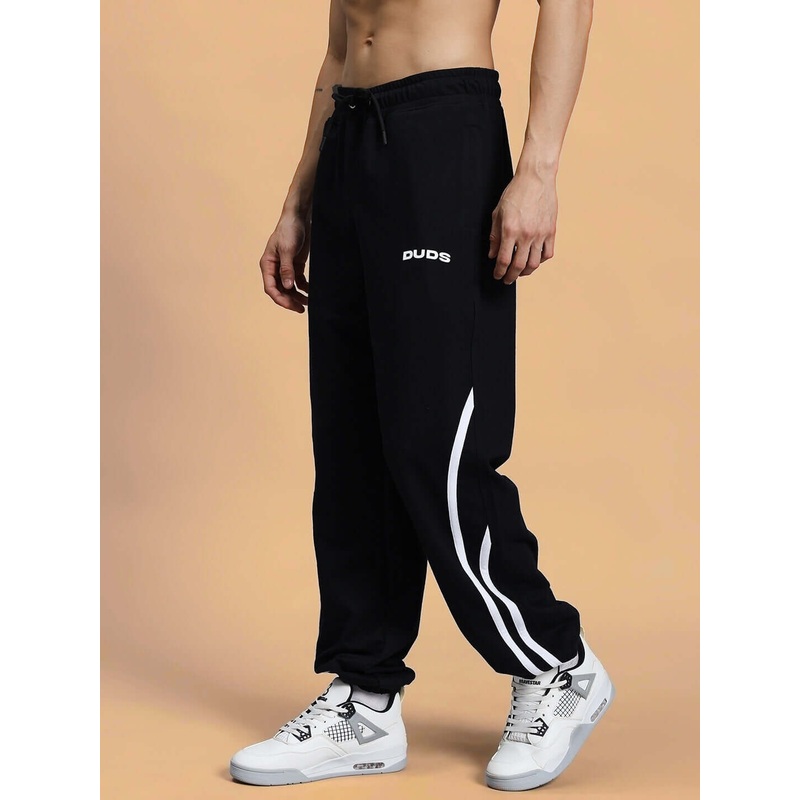 MEGASTAR 2 STRIPE JOGGER BLACK XS