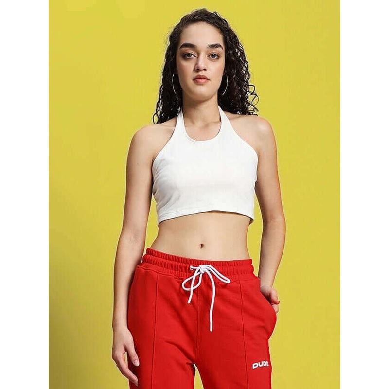 WOMEN’S ANISSA CROP TOP OFF WHITE XS