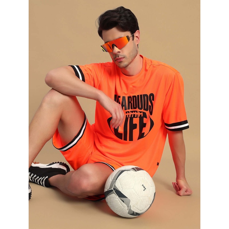 CHRONIC COLORBLOCK CO-ORD SET ORANGE XS