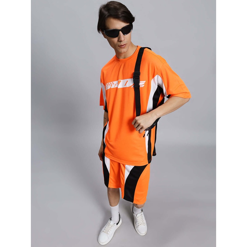 FIFA COLORBLOCK CO-ORD SET ORANGE XS