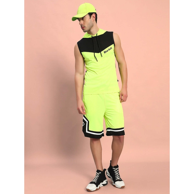 FRANKY GYM CO-ORD SET NEON GREEN XS