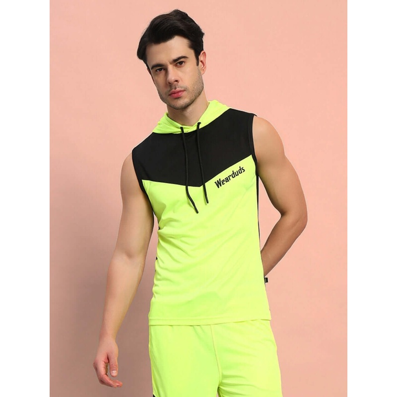 FRANKY GYM POLYESTER T-SHIRT NEON GREEN XS