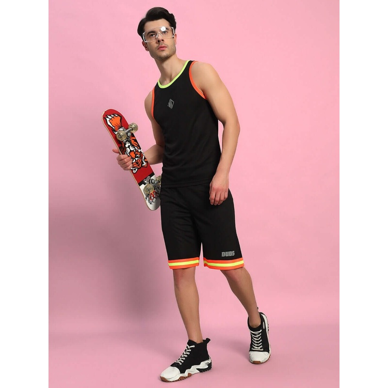 JORDAN GYM POLYESTER CO-ORD SET BLACK XS