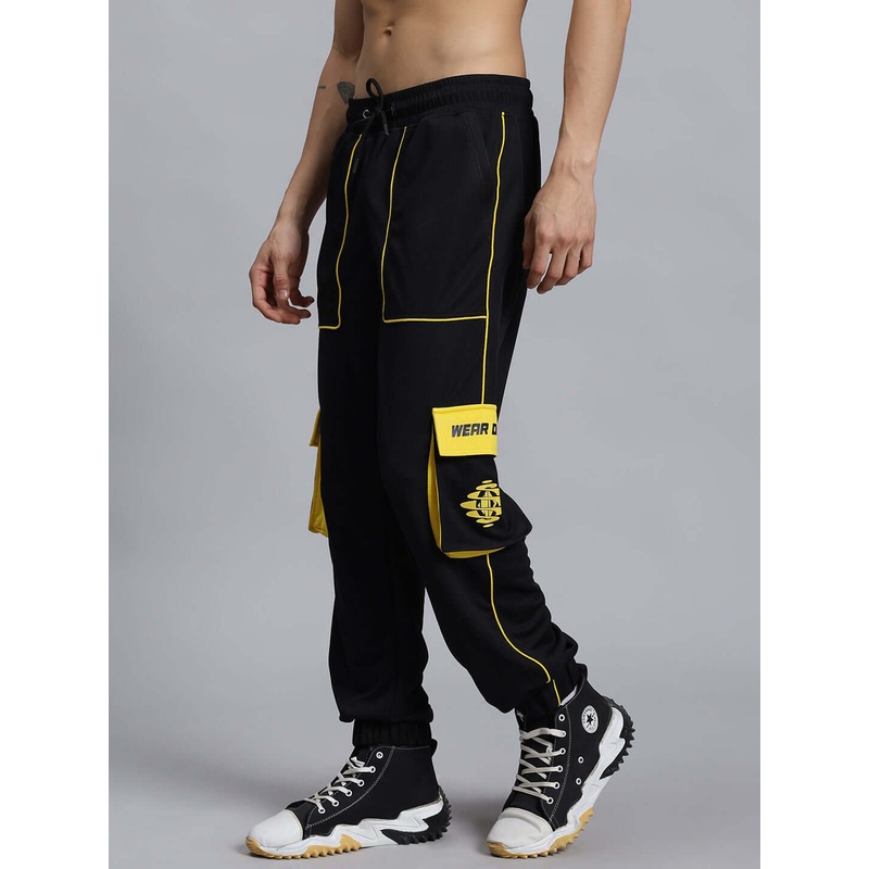 SOCCER REGULAR FIT CARGO JOGGER BLACK XS