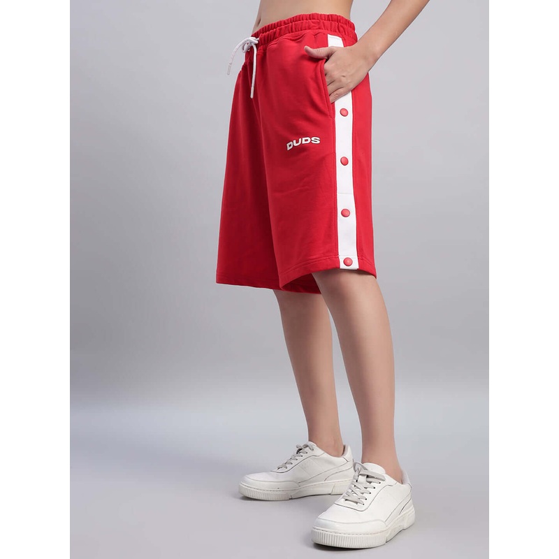 WOMEN’S EZEL REGULAR FIT SHORTS RED XS