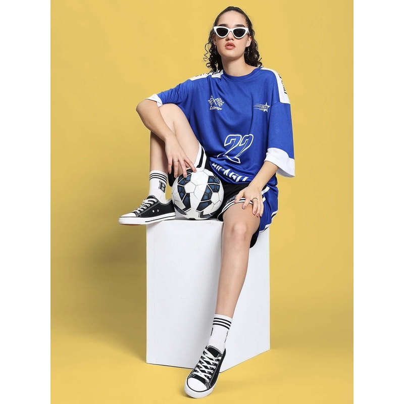 WOMEN’S CHALLENGE COLORBLOCK CO-ORD SET ROYAL BLUE XS