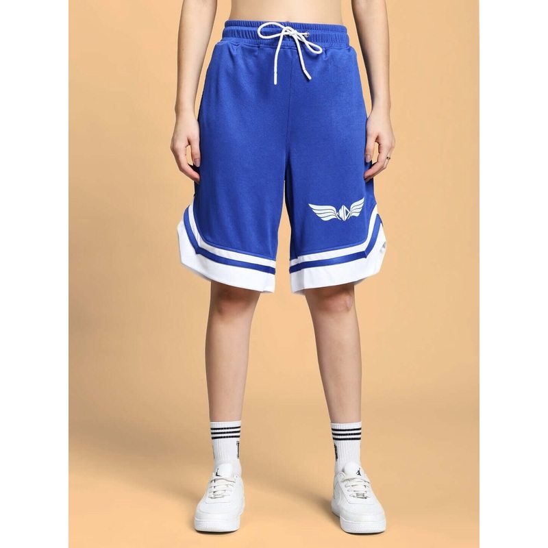 WOMEN’S WD WINGS REGULAR FIT SHORTS ROYAL BLUE XS