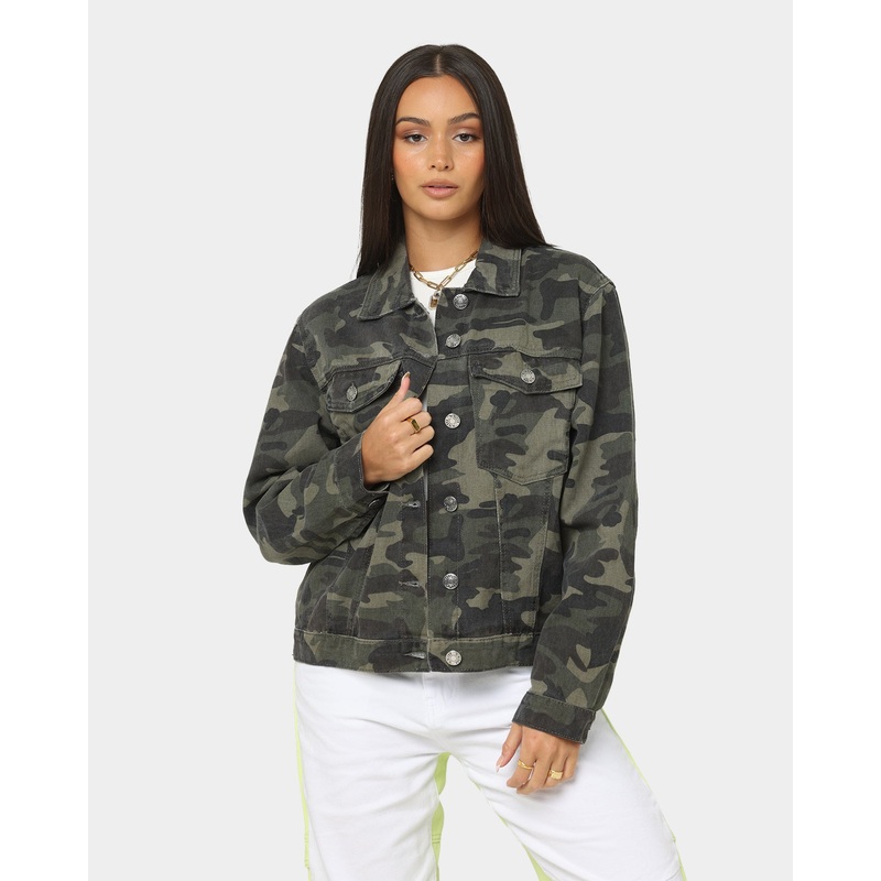 XXIII Brittany Nineties Baby Jacket Camo 6 (XS)