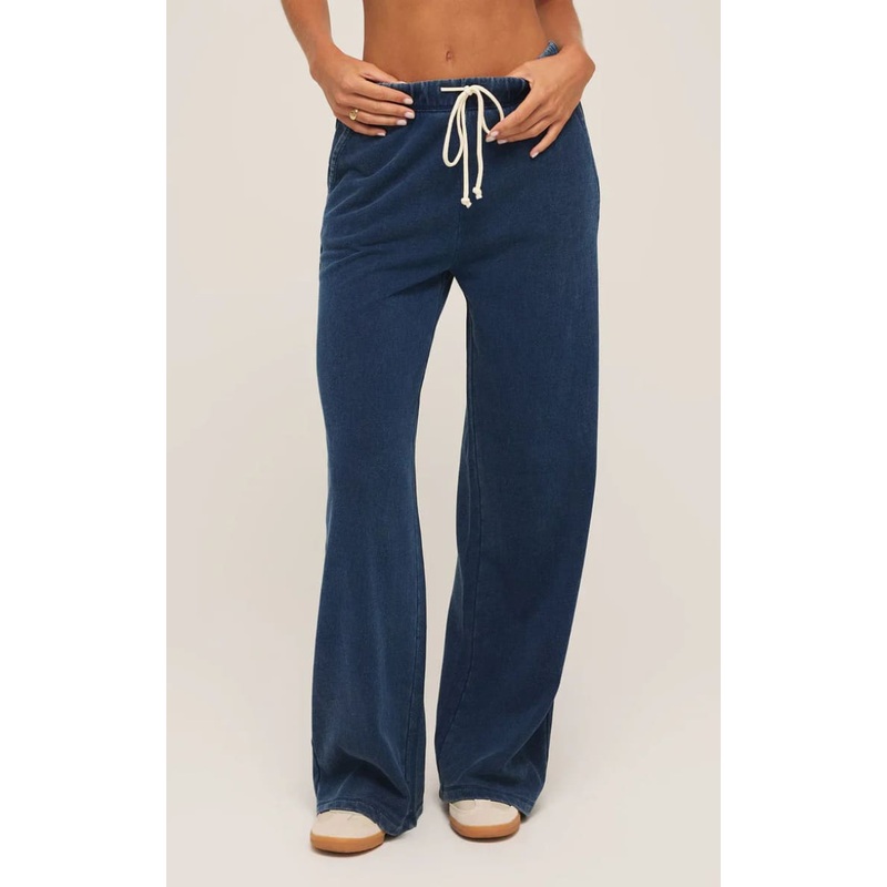 Z SUPPLY- Hunter Knit Denim Pant in Indigo XS