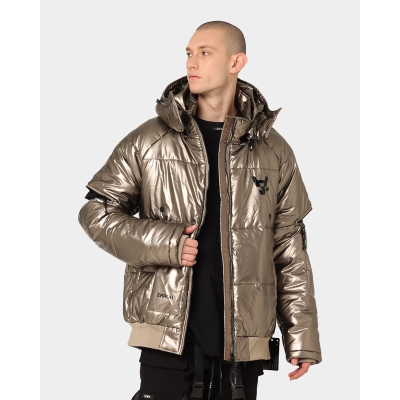 The Anti Order Anti Joy Technical Puffer Jacket Pewter XS