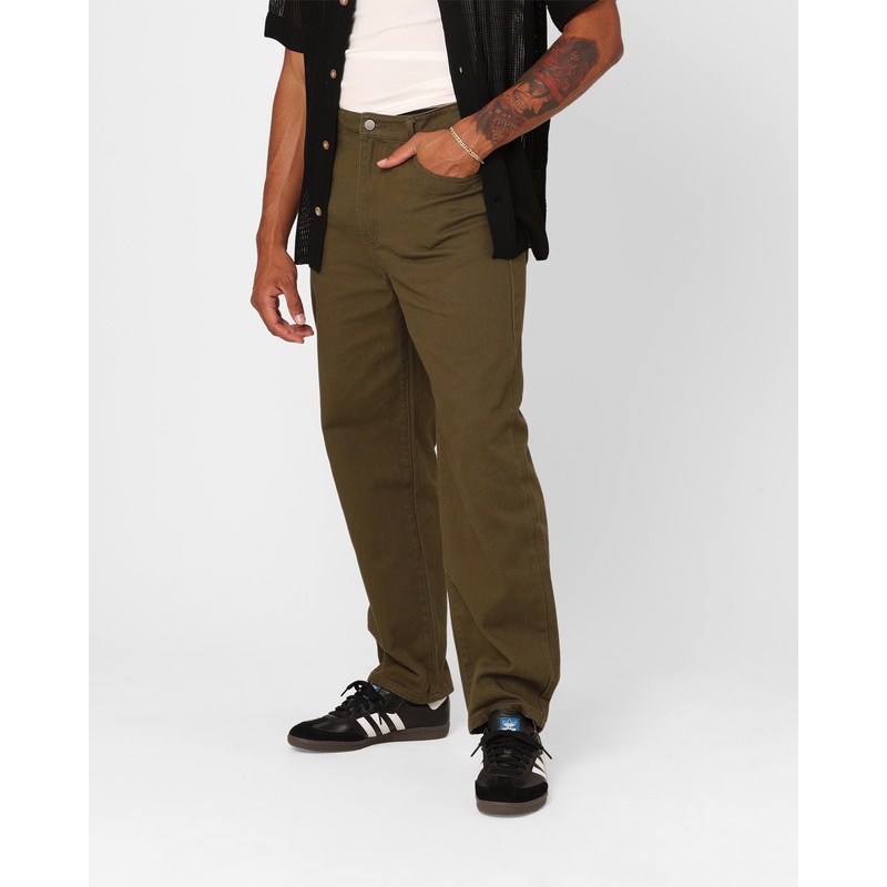 XXIII Dani Baggy Jeans Olive 30