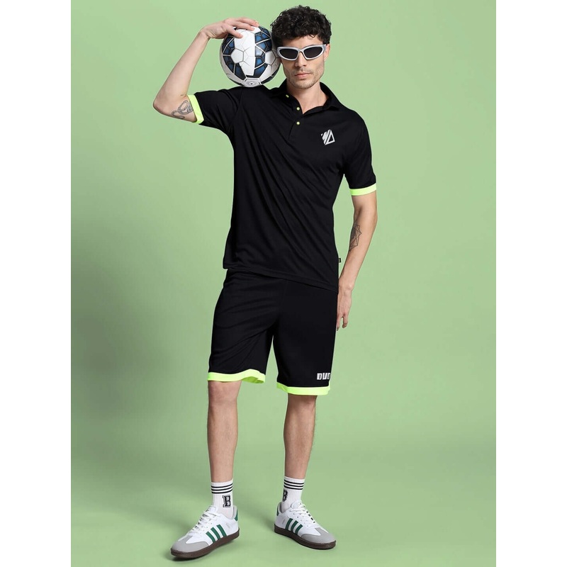 HOOKUP REFLECTOR SUMMER CO-ORD SET BLACK XS