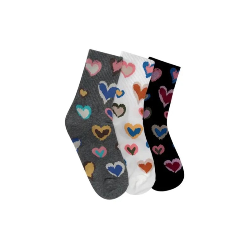 LimLim- Heart and Soul Socks Grey