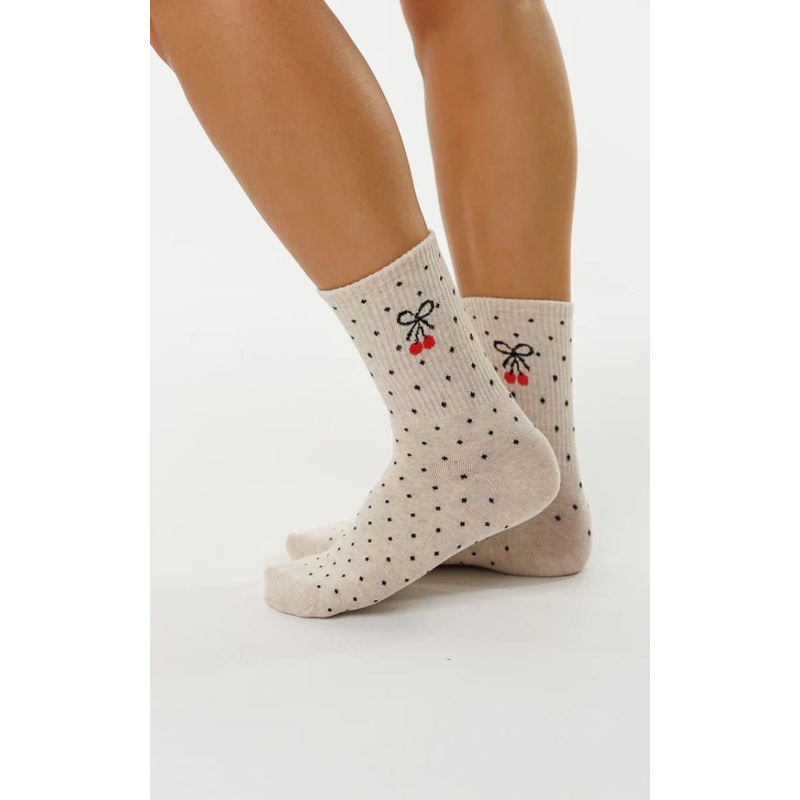 LimLim- Polka Cherry Socks