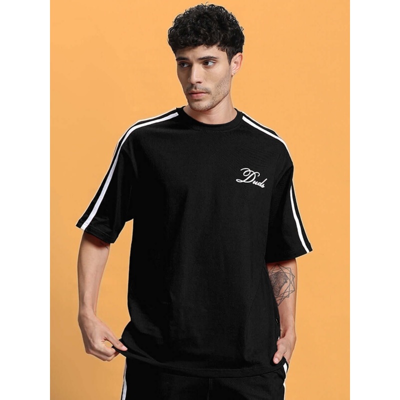 SCOTIA OVER-SIZED T-SHIRT BLACK XS