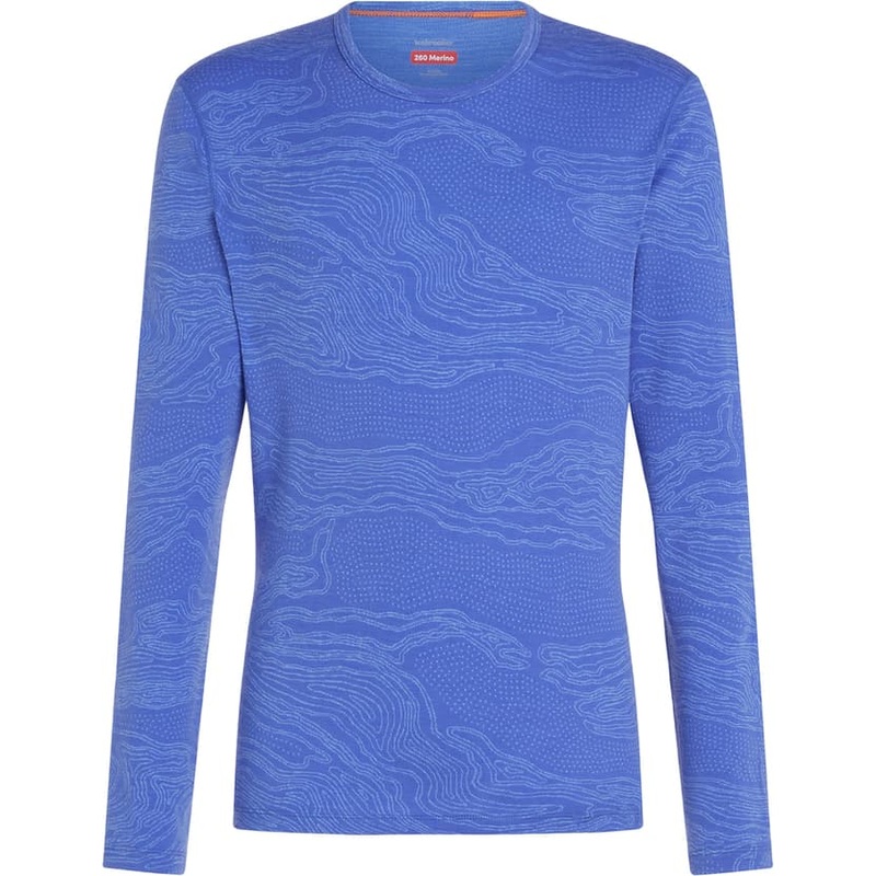 icebreaker Merino 260 Vertex Long Sleeve Crewe Thermal Top Snow Guide