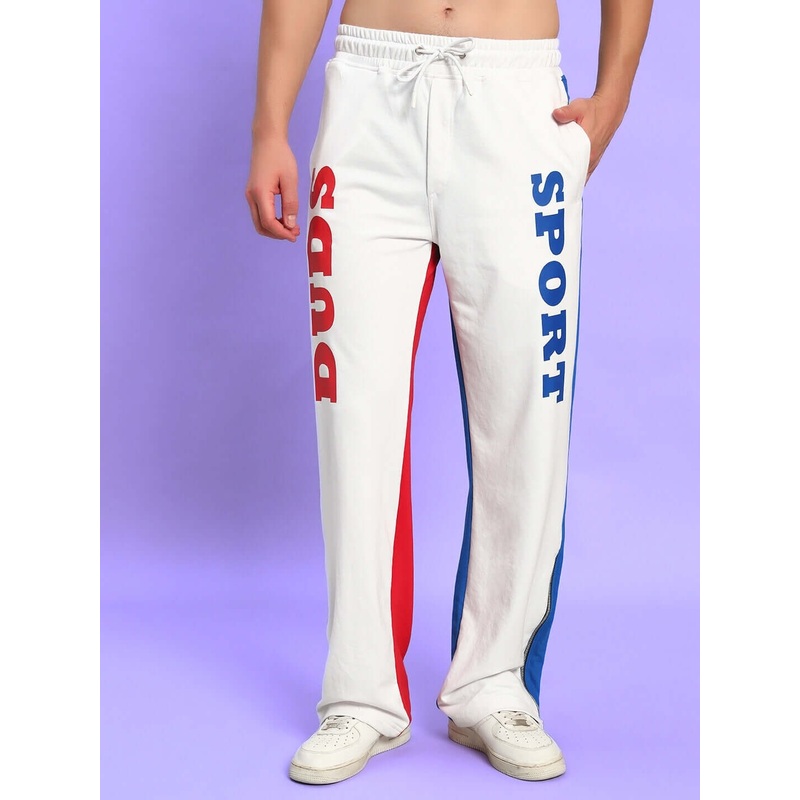 URBAN DRIFT RELAXED FIT JOGGERS WHITE MULTI XS