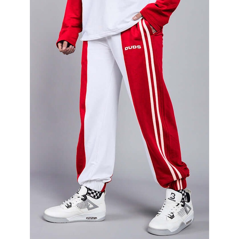 BALMY RELAXED FIT JOGGER WHITE RED XS