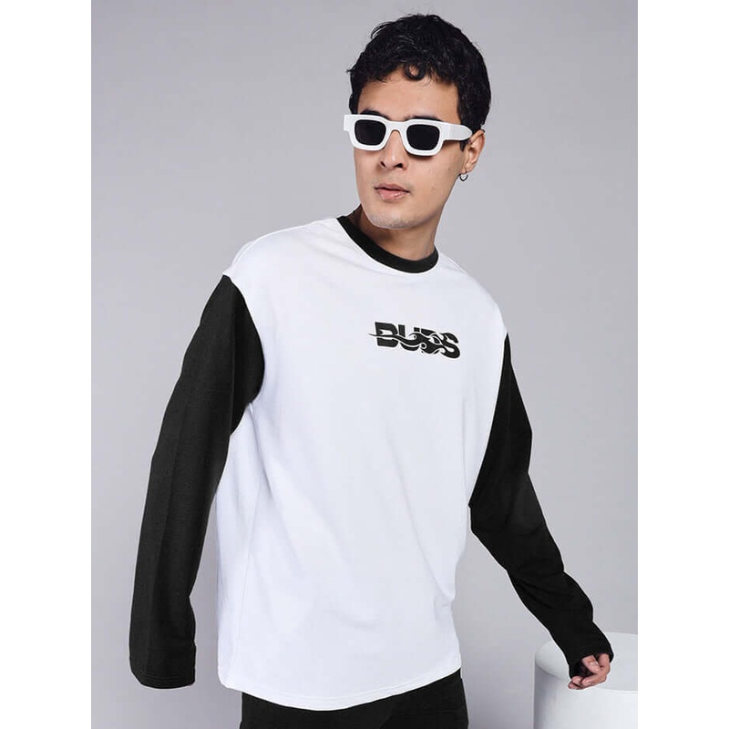 CELESTINE COOL SWEATSHIRT WHITE BLACK XS