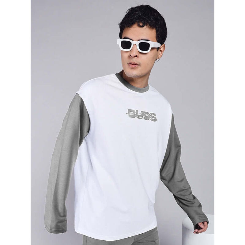 CELESTINE COOL SWEATSHIRT WHITE GREY XS