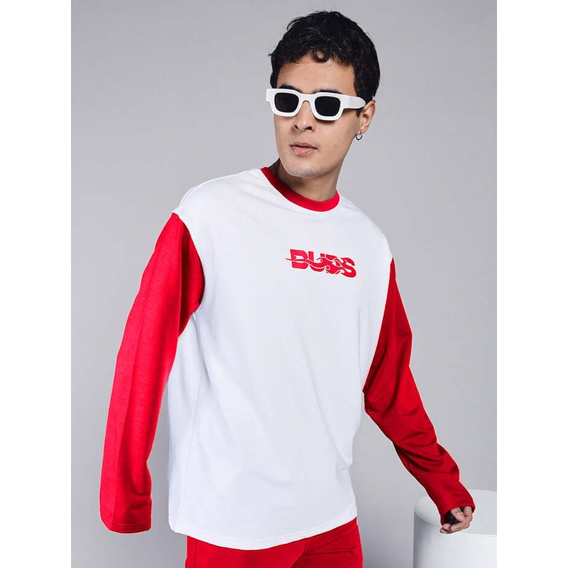 CELESTINE COOL SWEATSHIRT WHITE RED XS