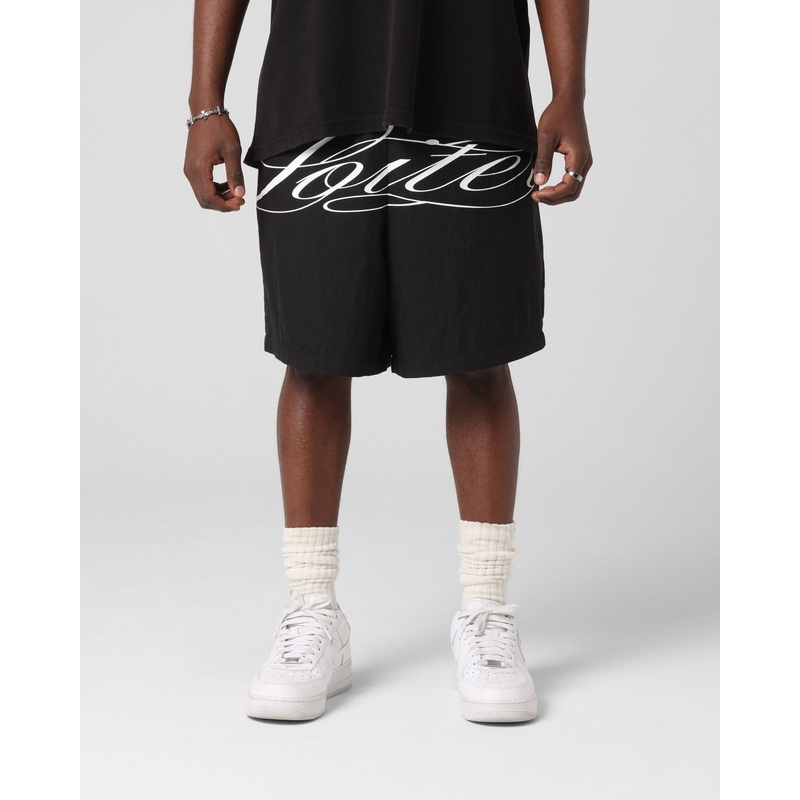Loiter Script Walk Shorts Black XS