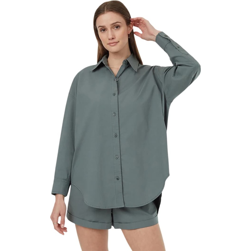tentree EcoStretch Cotton Oversized Shirt – Women’s