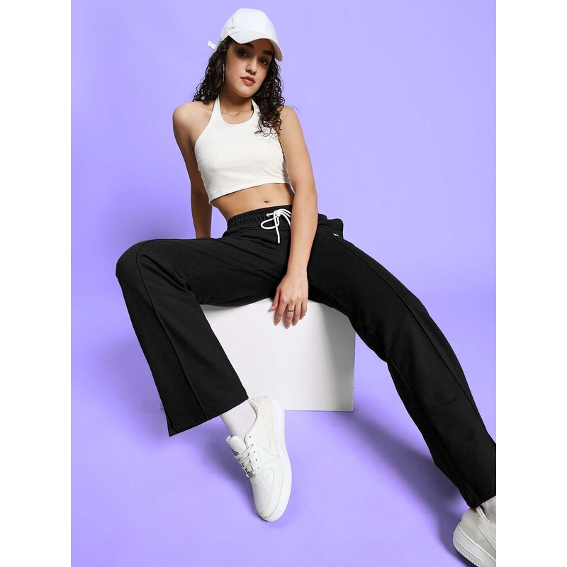 WOMEN’S ANISSA CO-ORD SET BLACK-OFF WHITE XS