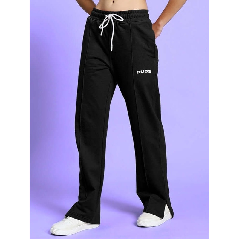 WOMEN’S ZION SIDE SLIT JOGGERS BLACK XS