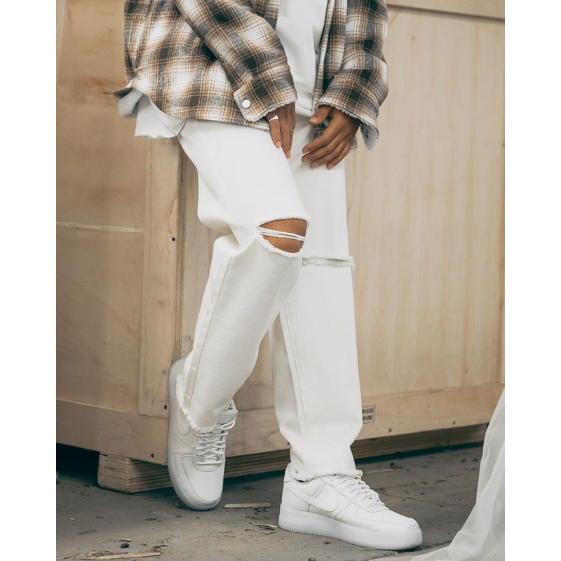 EN ES Ryder Straight Leg Jeans Off White 28