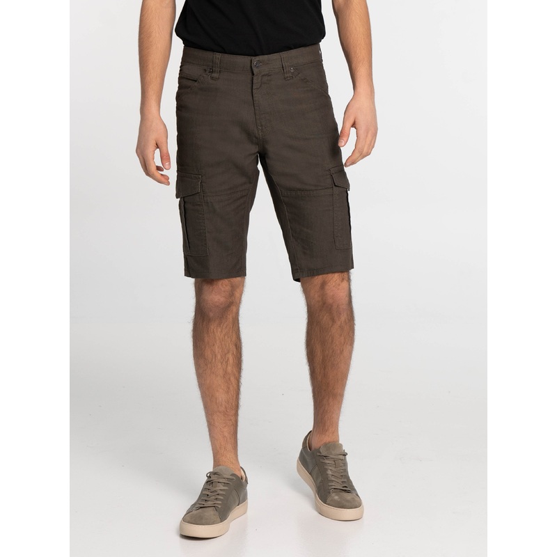 Enrique Cargo Bermuda Twill Olive 28 12
