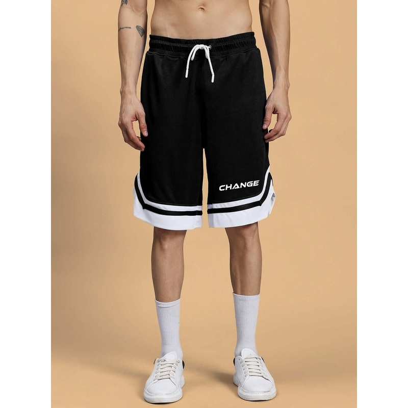 FLEX REGULAR FIT COTTON SHORTS BLACK XS