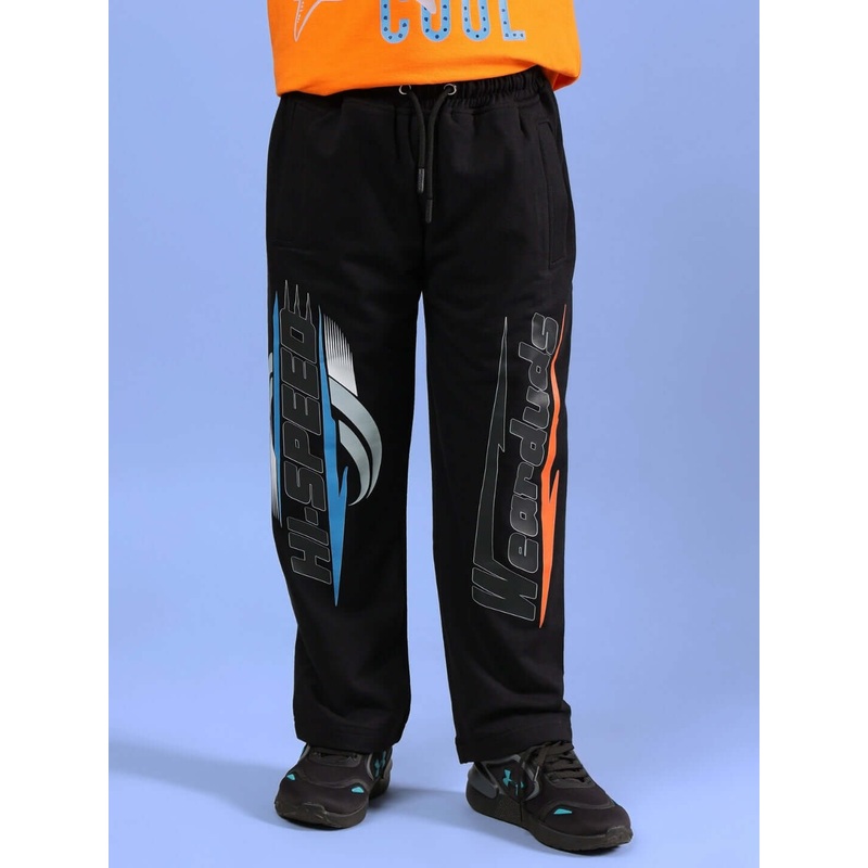 HI SPEED JOGGER FOR BOYS & GIRLS BLACK 1-2 YRS
