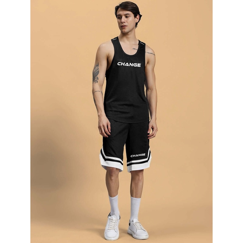 CHANGE YOUR LOOKS GYM CO-ORD SET BLACK XS