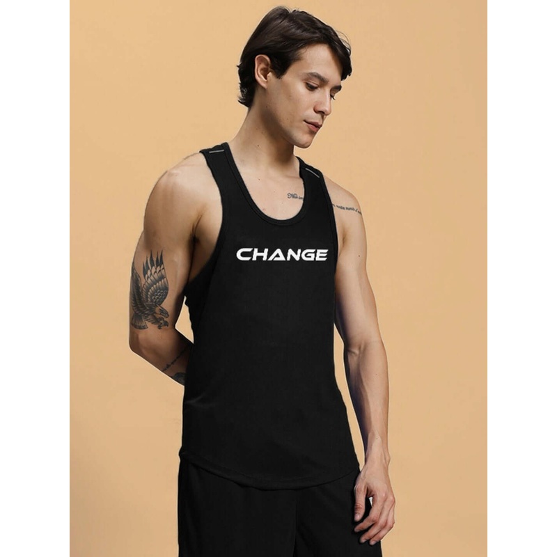 CHANGE YOUR LOOKS GYM T-SHIRT BLACK XS