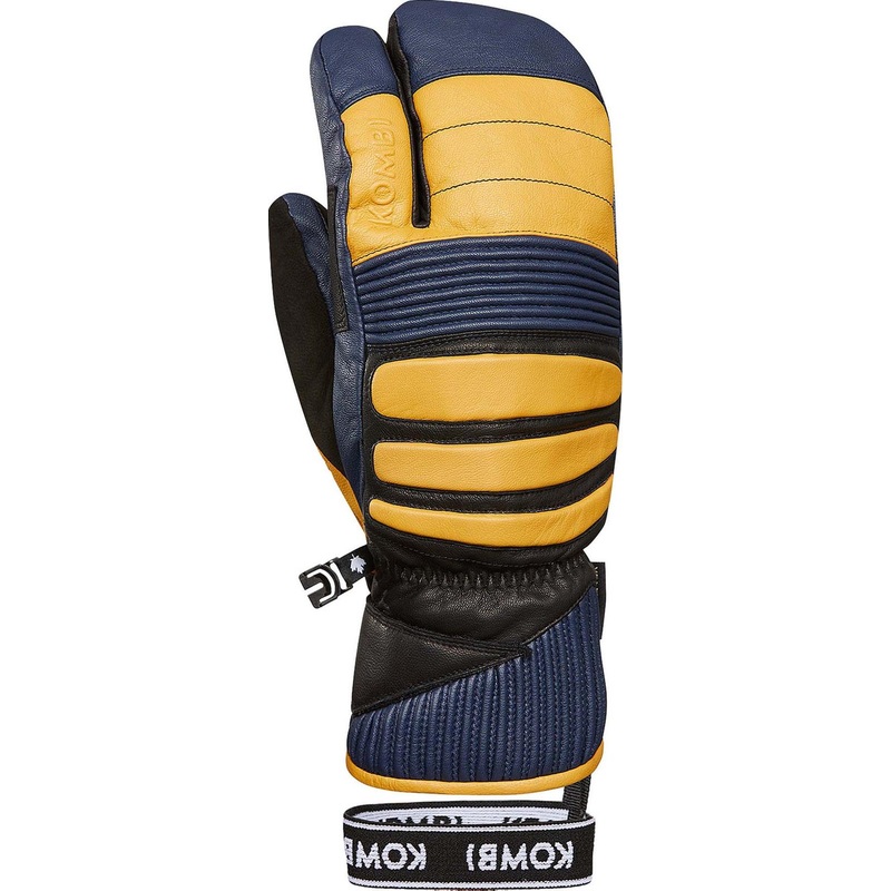 Kombi Loaded Trigger Gore-Tex 3-Finger Leather Mitts – Unisex
