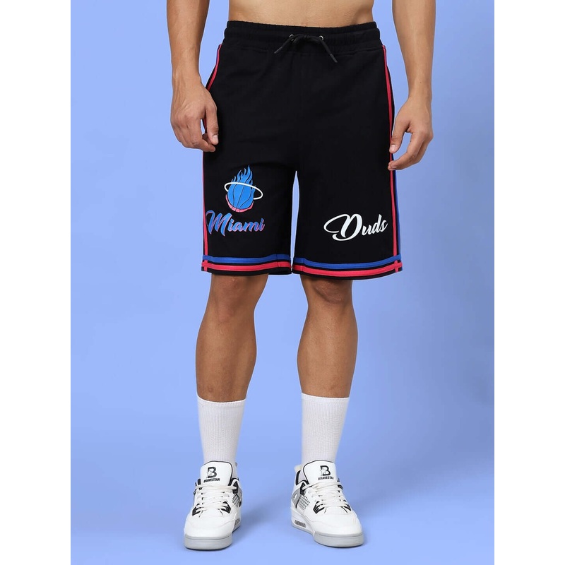 MIAMI REGULAR FIT SHORTS BLACK XS