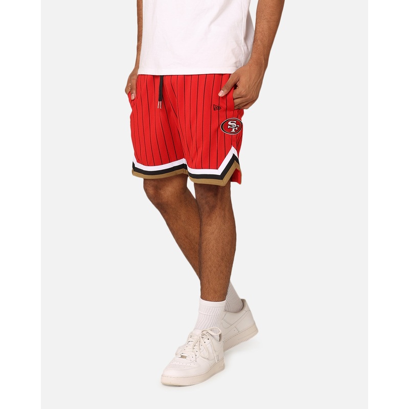 New Era San Francisco 49ers Pinstripe Shorts OTC S