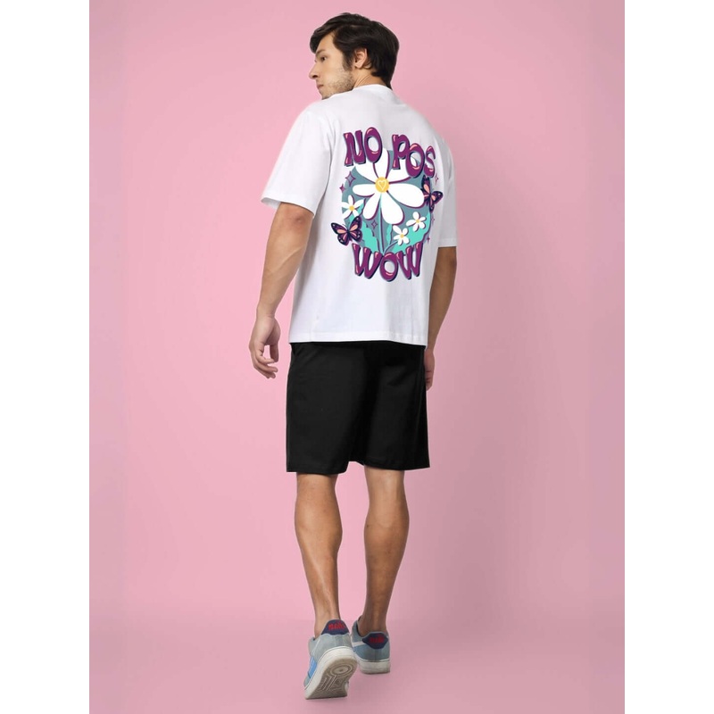 NO POS WOW SUMMER CO-ORD SET WHITE BLACK XS