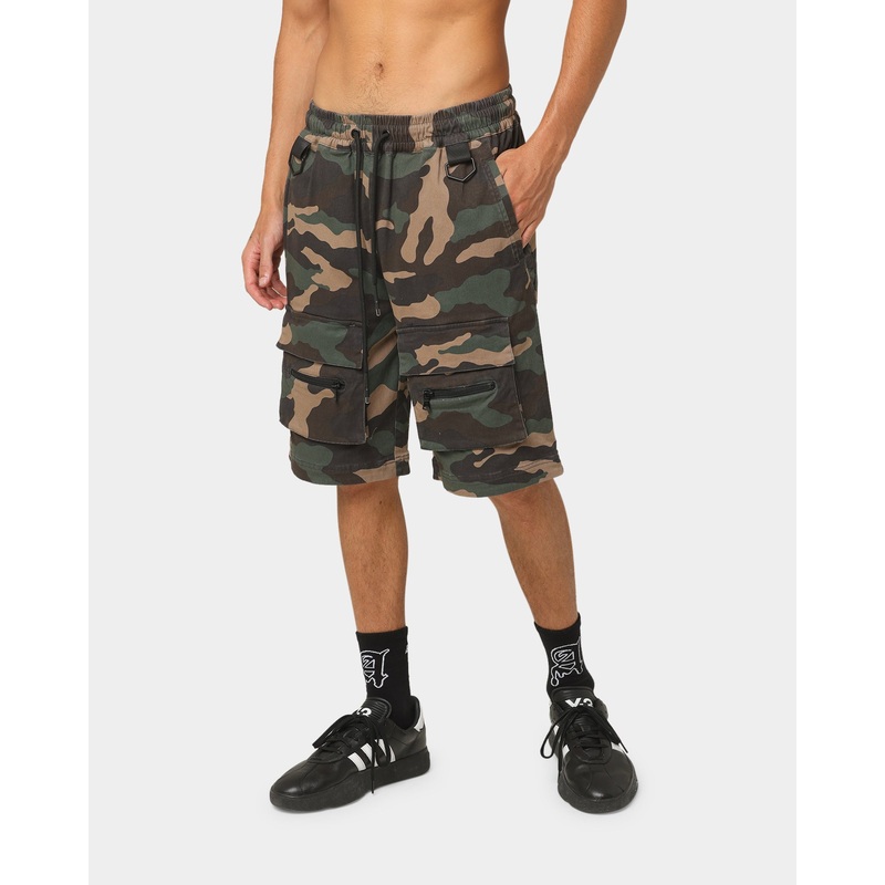 The Anti Order Centurion Cargo Shorts Woodland Camo XS