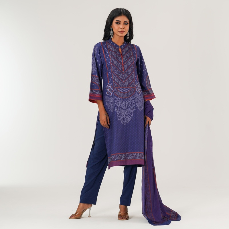 Womens Blue Three Piece Set S BLUE