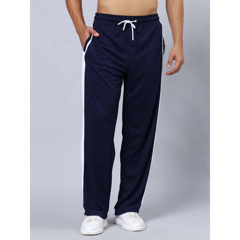 RICH PRIME SIDE STRIPE JOGGERS NAVY BLUE XS