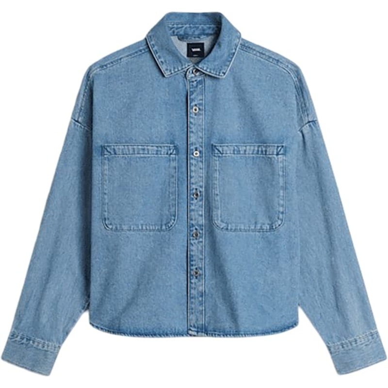 Vans Antica Boxy Denim Long Sleeve Woven Shirt – Women’s