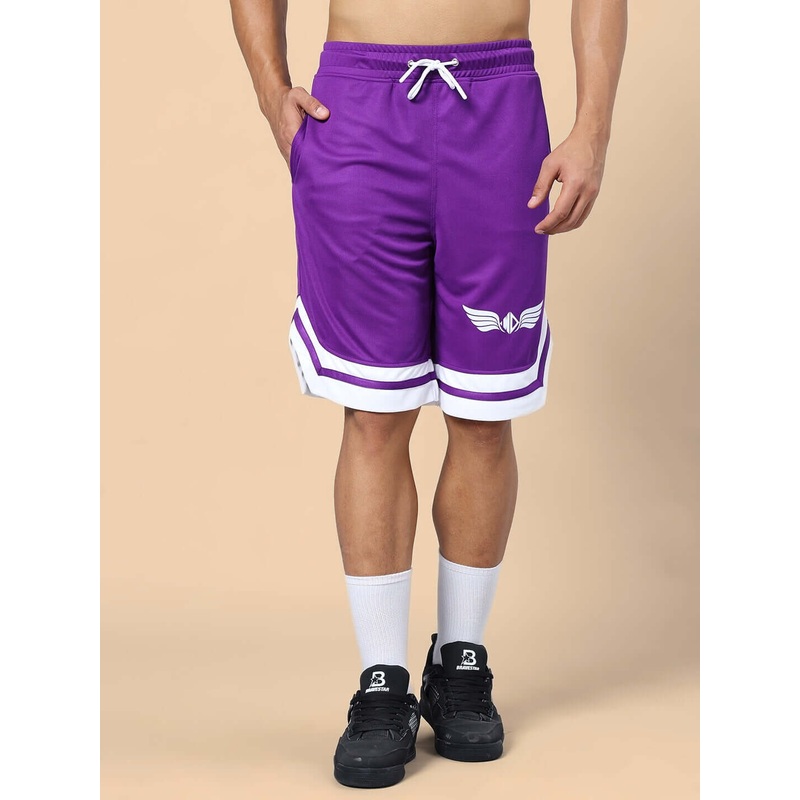 WD WINGS REGULAR FIT SHORTS PURPLE XS