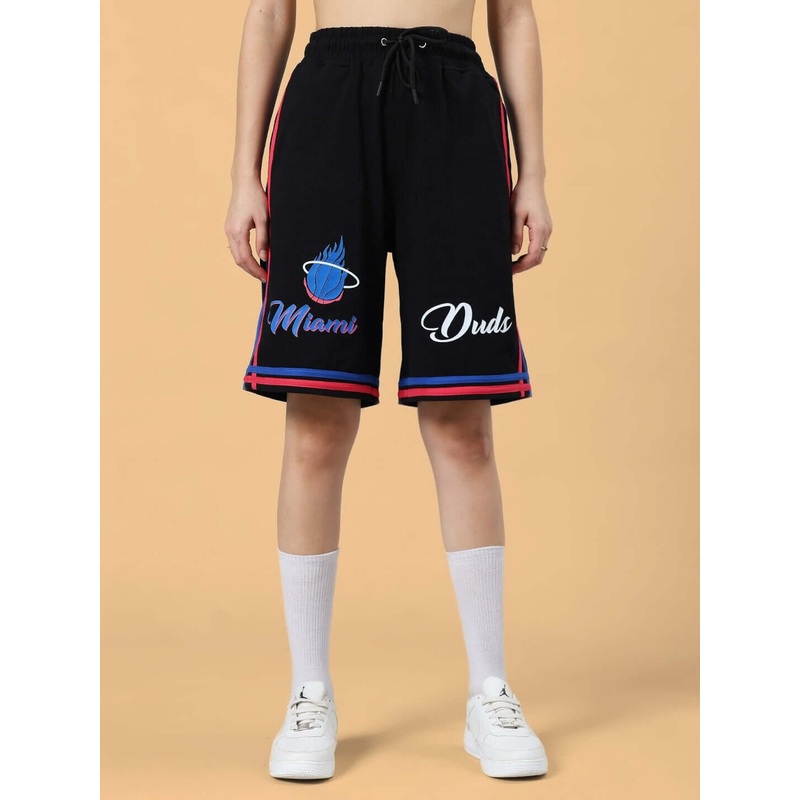 WOMEN’S MIAMI REGULAR FIT SHORTS BLACK XS