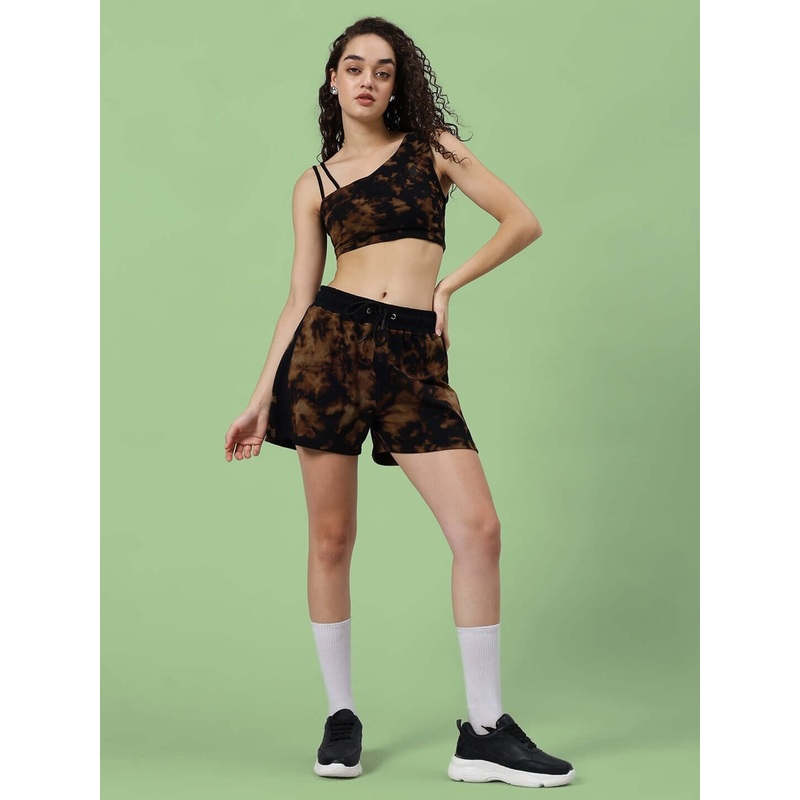 WOMEN’S MORUS TIE-DYE CO-ORD SET BLACK XS