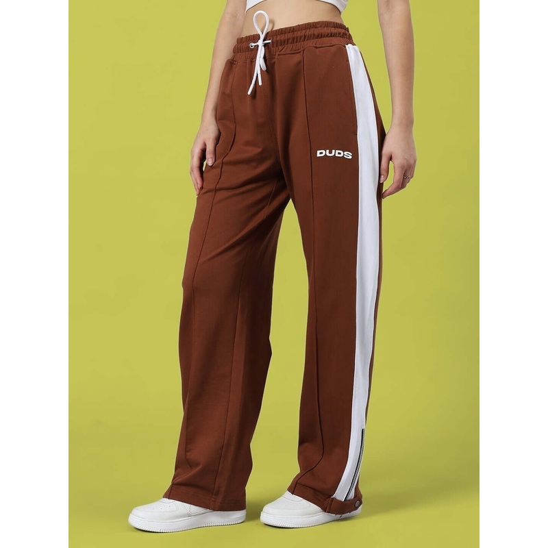 WOMEN’S WONDER SLIT ZIPPER JOGGERS BROWN XS