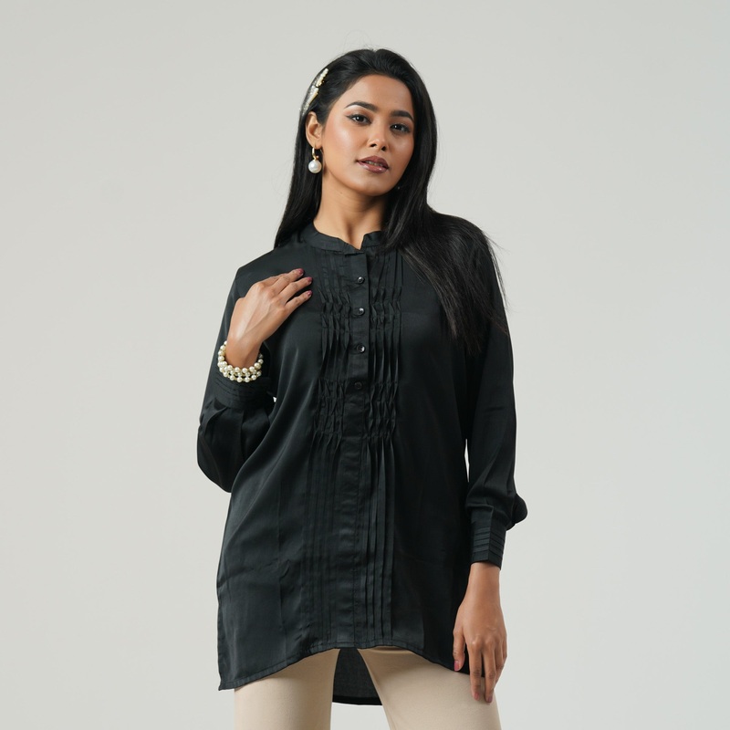 Womens Black Top S BLACK 1