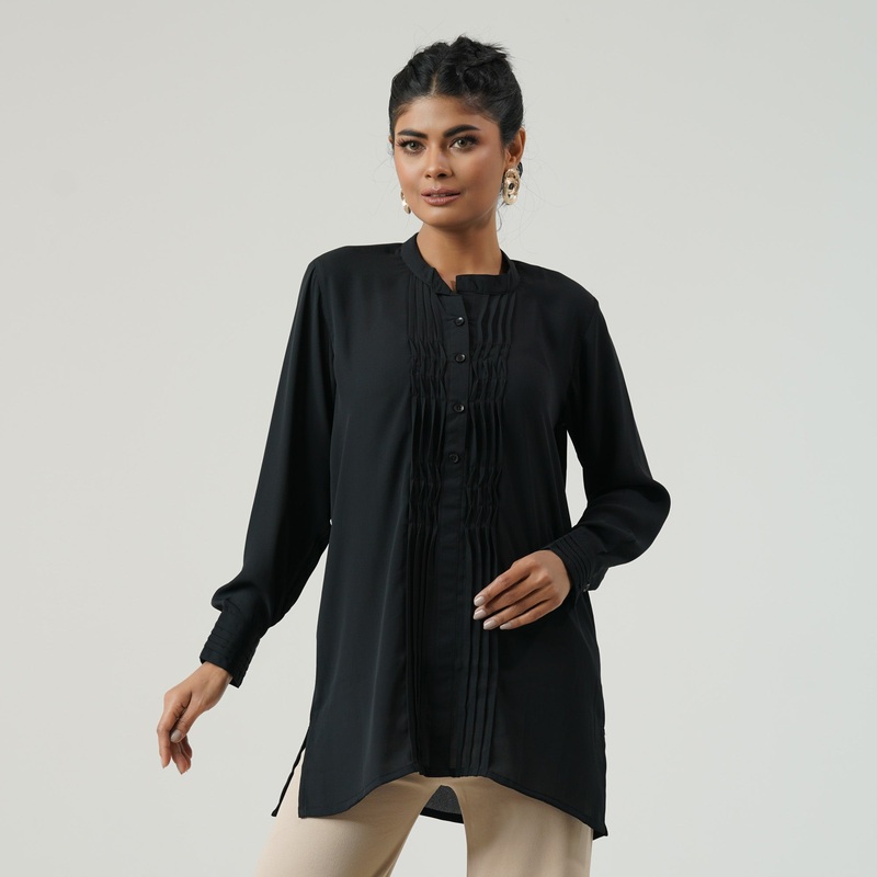 Womens Black Top S BLACK 2