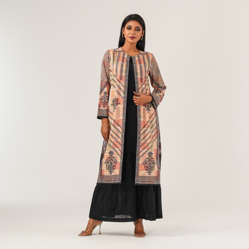 Womens Ethnic Two-Piece Set S MULTI COLOR